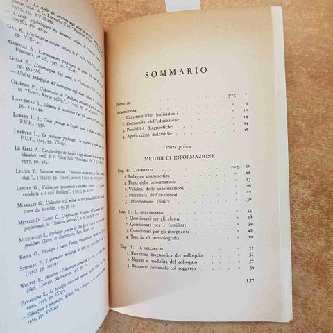 CONOSCERE PER EDUCARE GUIDA ALLA CONOSCENZA DELL'ALUNNO ROBERTO ZAVALLONI 1964