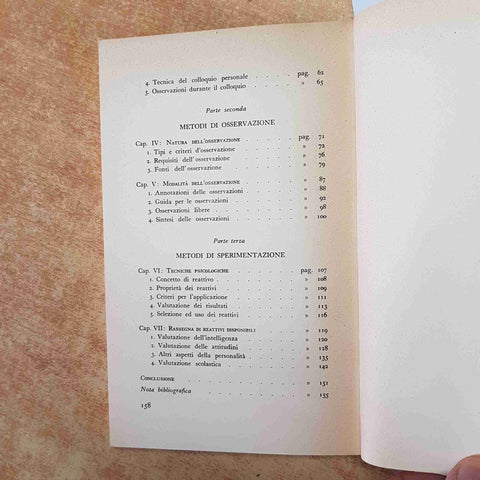 CONOSCERE PER EDUCARE GUIDA ALLA CONOSCENZA DELL'ALUNNO ROBERTO ZAVALLONI 1964