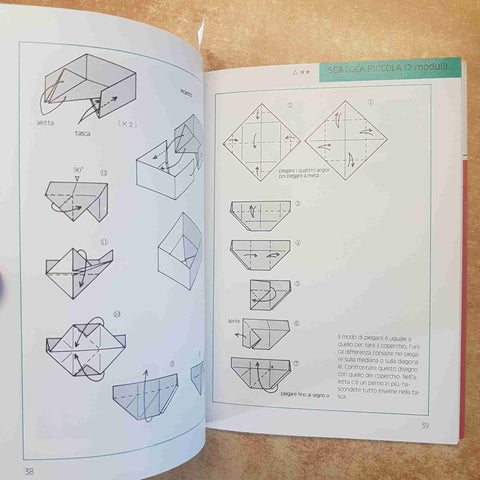 ORIGAMI MODULARE COME REALIZZARE SOLIDI GEOMETRICI 1990 TOMOKO FUSE, IL CASTELLO