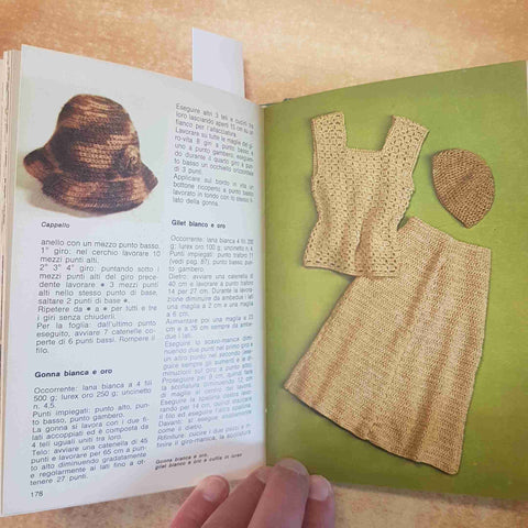 GUIDA ALL'UNCINETTO PUNTI MODELLI CONFEZIONI HOBBY WANDA BONANDO 1982 MONDADORI