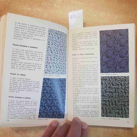 GUIDA ALL'UNCINETTO PUNTI MODELLI CONFEZIONI HOBBY WANDA BONANDO 1982 MONDADORI