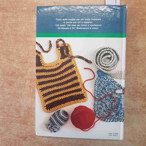 GUIDA ALLA MAGLIA PUNTI CONFEZIONI ACCESSORI HOBBY WANDA BONANDO 1982 MONDADORI