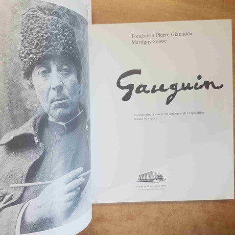 PAUL GAUGUIN catalogo arte FONDATION PIERRE GIANADDA 1998 SUISSE
