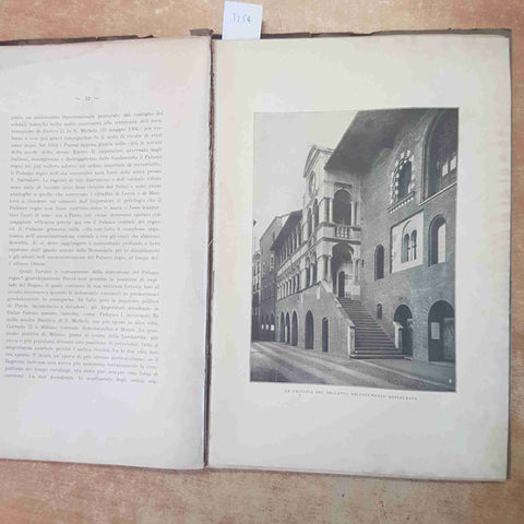 PROFILO STORICO DI PAVIA  PIETRO VACCARI 1932 ISTITUTO PAVESE DI ARTI GRAFICHE