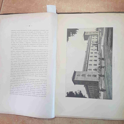 PROFILO STORICO DI PAVIA  PIETRO VACCARI 1932 ISTITUTO PAVESE DI ARTI GRAFICHE