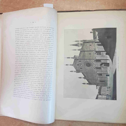 PROFILO STORICO DI PAVIA  PIETRO VACCARI 1932 ISTITUTO PAVESE DI ARTI GRAFICHE