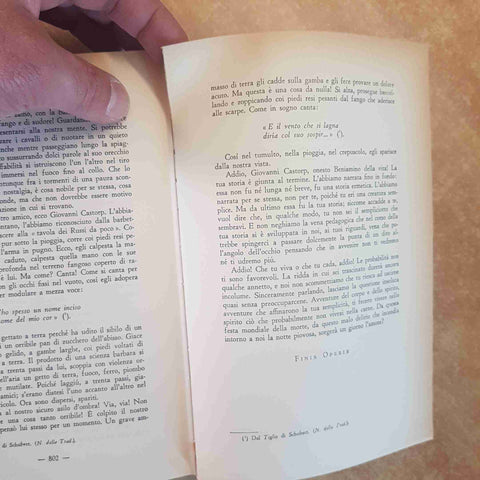 THOMAS MANN - LA MONTAGNA INCANTATA - DALL'OGLIO 1959 ROMANZO CLASSICO Buttafava