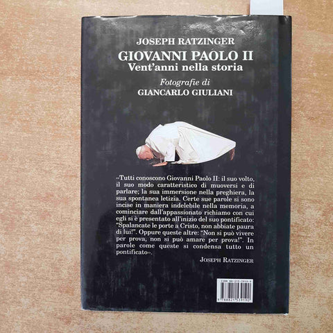 GIOVANNI PAOLO II VENT'ANNI NELLA STORIA JOSEPH RATZINGER 1998 SAN PAOLO