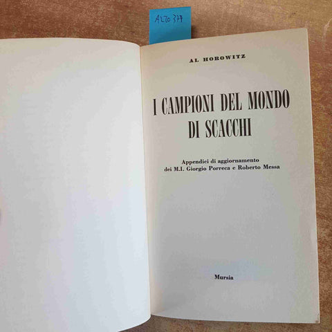 I CAMPIONI DEL MONDO DI SCACCHI AL HOROWITZ 1988 MURSIA spasskij fischer karpov