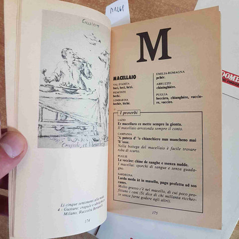 DIZIONARIO DEI DIALETTI D'ITALIA 4 VOLUMI COMPLETI 1983 BOLELLI Domenica Corrier