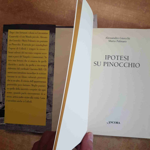 IPOTESI SU PINOCCHIO brani salienti alla luce del Vangelo GNOCCHI PALMARO ANCORA