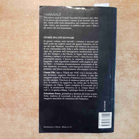 STORIE DI LUPI MANNARI  DUMAS, KIPLING PIRANDELLO LOVECRAFT E ALTRI 1994 NEWTON
