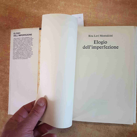 ELOGIO DELL'IMPERFEZIONE  RITA LEVI MONTALCINI 1989 CDE AUTOBIOGRAFIA SCIENZA