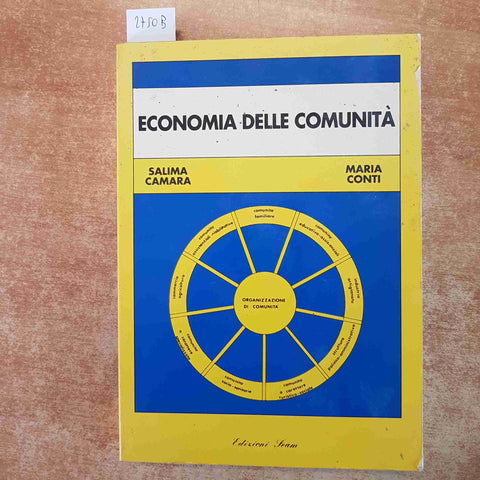ECONOMIA DELLE COMUNITA' - CAMARA CONTI - SERVIZI SOCIALI SANITA' 1992 SEAM