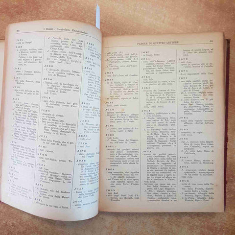 VOCABOLARIO ENCICLOPEDICO ENIGMISTICO - ITALO BODINI - NERBINI 1933 RARO