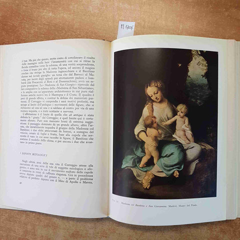 CORREGGIO - STEFANO BOTTARI ARTE RINASCIMENTO PITTURA ITALIANA 1961 CLUB LIBRO