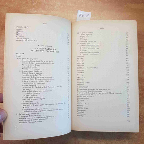 LA CHIESA E LE ORGANIZZAZIONI CATTOLICHE IN EUROPA CARLO FALCONI 1960 COMUNITA'