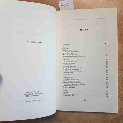 IL COMPUTER DI DIO - PIERGIORGIO ODIFREDDI - RAFFAELLO CORTINA EDITORE 2004
