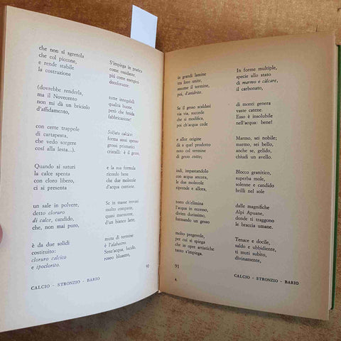 CHIMICA IN VERSI INORGANICA E ORGANICA - ALBERTO CAVALIERE 1965 MURSIA