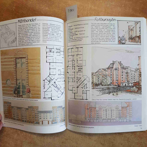 BUILDING STOCKHOLM - ARCHITETTURA URBANISTICA SVEZIA STOCKHOLM 1986 Stoccolma