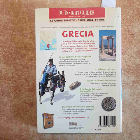 GRECIA GUIDA TURISTICA INSIGHT GUIDES SOLE 24 ORE ATENE ISOLE CRETA 2000