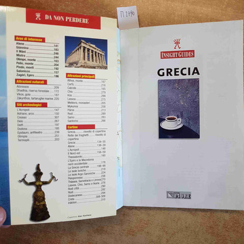 GRECIA GUIDA TURISTICA INSIGHT GUIDES SOLE 24 ORE ATENE ISOLE CRETA 2000