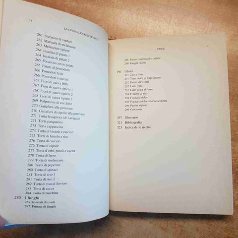 LA CUCINA LIGURE DI LEVANTE SALVATORE MARCHESE 1990 MUZZIO RICETTE TRADIZIONALI