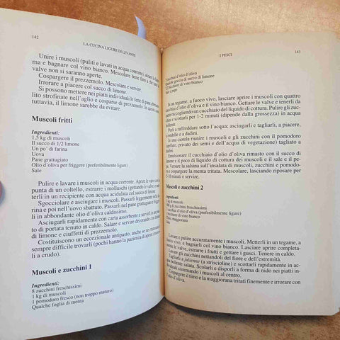 LA CUCINA LIGURE DI LEVANTE SALVATORE MARCHESE 1990 MUZZIO RICETTE TRADIZIONALI
