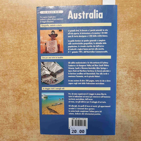 AUSTRALIA GUIDA BLU TOURING CLUB ITALIANO SYDNEY MELBOURNE TASMANIA 1997