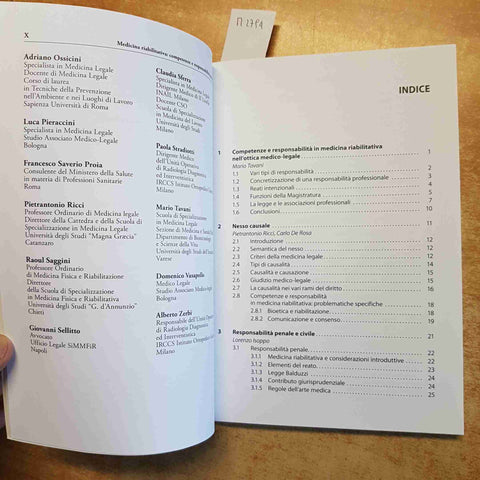 MEDICINA RIABILITATIVA COMPETENZE E RESPONSABILITA' PROFESSIONALI 2015 DONELLI