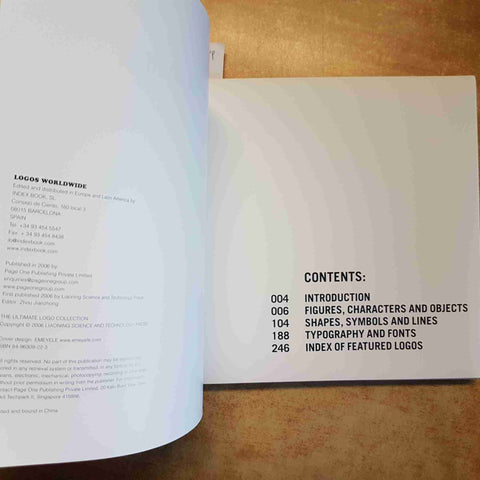 THE ULTIMATE LOGO COLLECTION  LOGOS WORLDWIDE 2006 INDEX BOOK GRAFICA LOGHI
