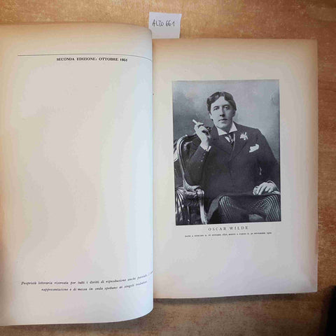 TUTTE LE OPERE TEATRALI DI OSCAR WILDE - SOCIETA' EDITRICE TORINESE 1951