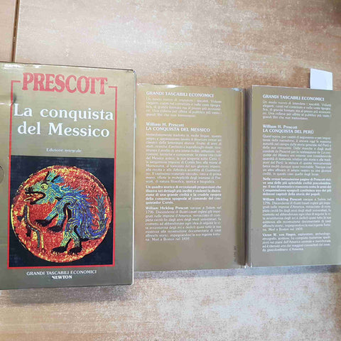 WILLIAM H. PRESCOTT LA CONQUISTA DEL MESSICO E DEL PERU' 2 VOLL. NEWTON 1992