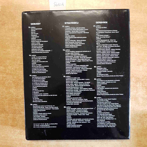 CLASSICA DEBUSSY STRAVINSKIJ GERSHWIN 12 MUSICASSETTE 1988 FABBRI EDITORI