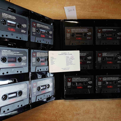 CLASSICA DEBUSSY STRAVINSKIJ GERSHWIN 12 MUSICASSETTE 1988 FABBRI EDITORI