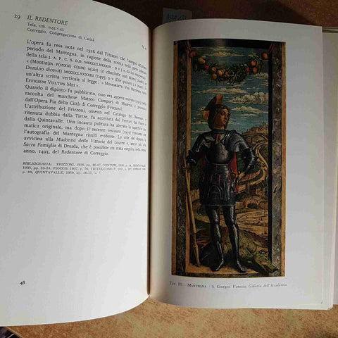 ANDREA MANTEGNA - CATALOGO MOSTRA MANTOVA PALAZZO DUCALE 1961 ARTE PACCAGNINI