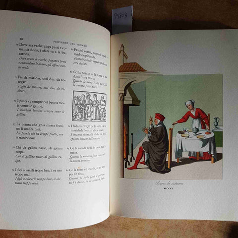 PROVERBI DEL VENETO - G.A. CIBOTTO - ALDO MARTELLO 1966 ILLUSTRATO dialetto