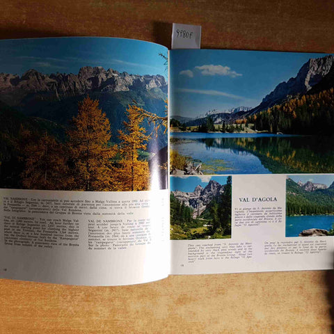 DOLOMITI DI BRENTA ADAMELLO PRESANELLA 1972 FOTORAPIDACOLOR 109 TAVOLE - DONATI
