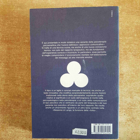 GUIDA ALLA PSICOTERAPIA APPROCCIO COMUNICATIVO ROBERT LANGS BOLLATI BORINGHIERI