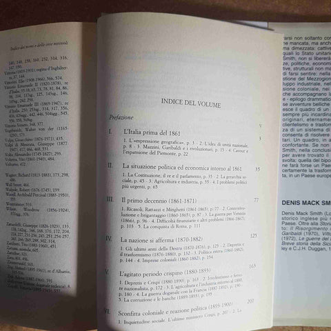 STORIA D'ITALIA DAL 1861 AL 1997 - DENIS MACK SMITH RISORGIMENTO FASCISMO - CDE