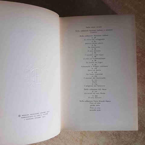 55 NOVELLE PER L'INVERNO - MARIO SOLDATI - PRIMA EDIZIONE - MONDADORI 1971