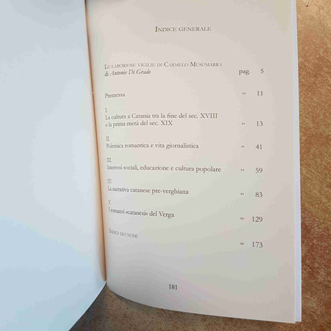 VIGILIA DELLA NARRATIVA VERGHIANA - CARMELO MUSUMARRA 2023 VERGA - ALGRA EDITORE