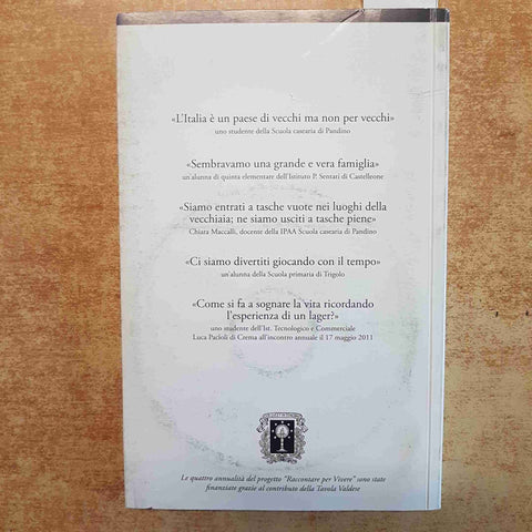 RACCONTARE PER VIVERE UN DIALOGO LUNGO QUATTRO ANNI - GILBERTO POLLONI 2013 +DVD