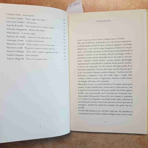 CENTO POESIE D'AMORE DA DANTE A DE ANDRE' GUIDO DAVICO BONINO 2002 LA STAMPA