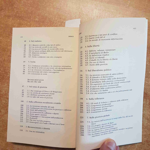 SALVATORE VECA DELL'INCERTEZZA TRE MEDITAZIONI FILOSOFICHE 1997 FELTRINELLI
