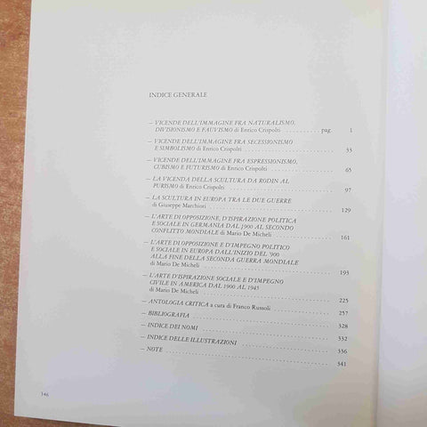 NATURALISMO E REALISMO NELLA PRIMA META' DEL SECOLO 1975 FABBRI l'arte moderna