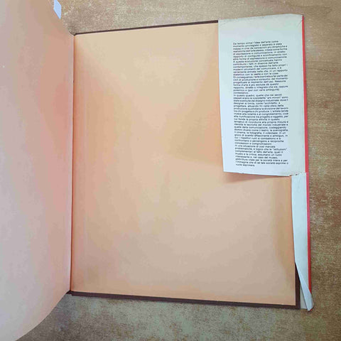 VIVERE E COMUNICARE FUNZIONI E STRUMENTI DELL'ARTE OGGI 1975 FABBRI arte modern