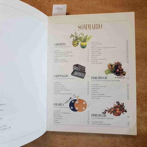 MILLE IDEE PER CREARE - FABBRI EDITORI 1997 MANUALE FAI DA TE DECORAZIONE 1°EDIZ