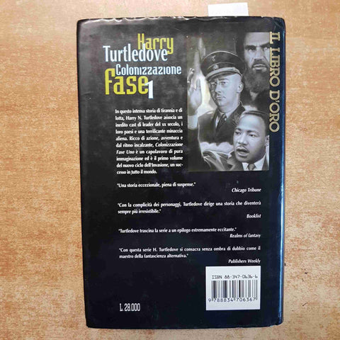 COLONIZZAZIONE FASE 1 - HARRY TURTLEDOVE FANTASCIENZA FANUCCI 1998 LIBRO D'ORO