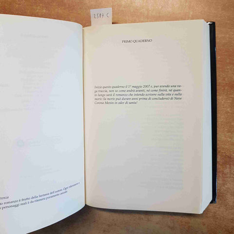 STORIA DI NEVE - MAURO CORONA - ROMANZO MONDADORI PRIMA EDIZIONE 2008